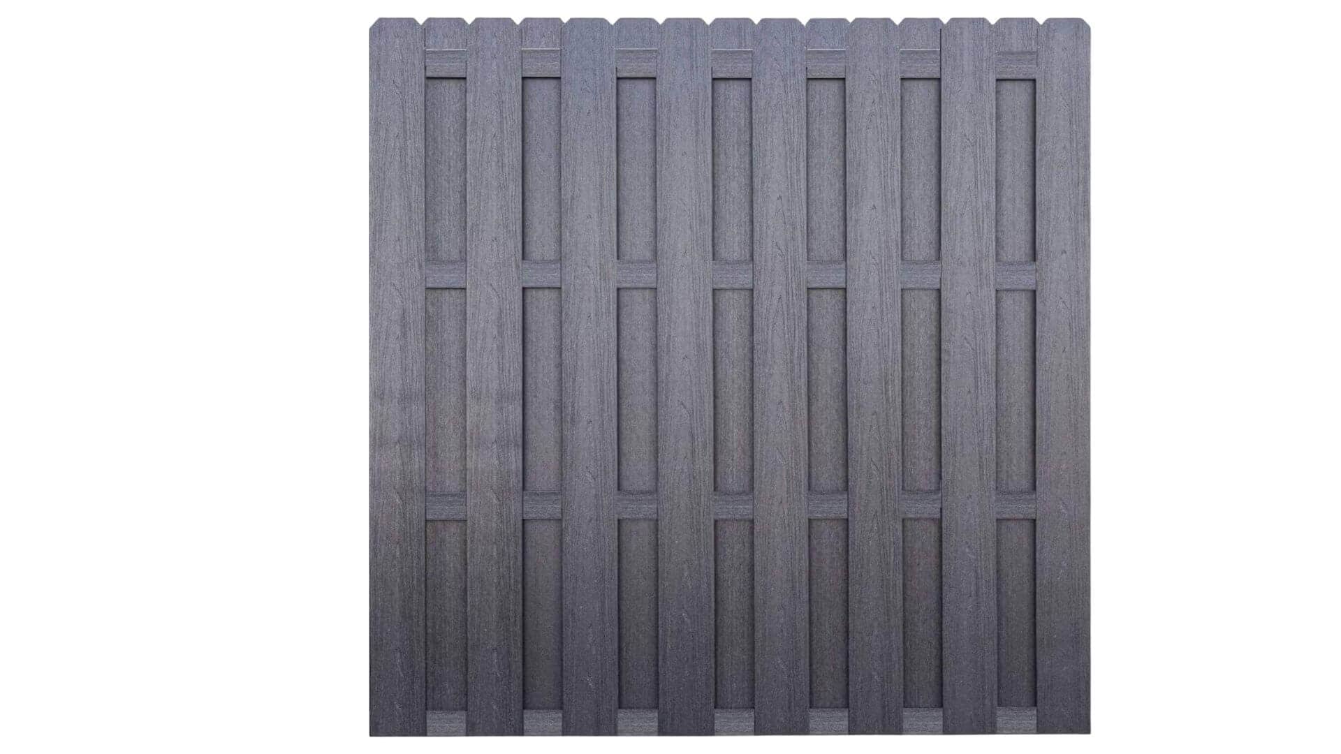 Cap Composite Pre-Assembled Fence Panels Parts Frame It All Slate Dogear Shadow box Panel 