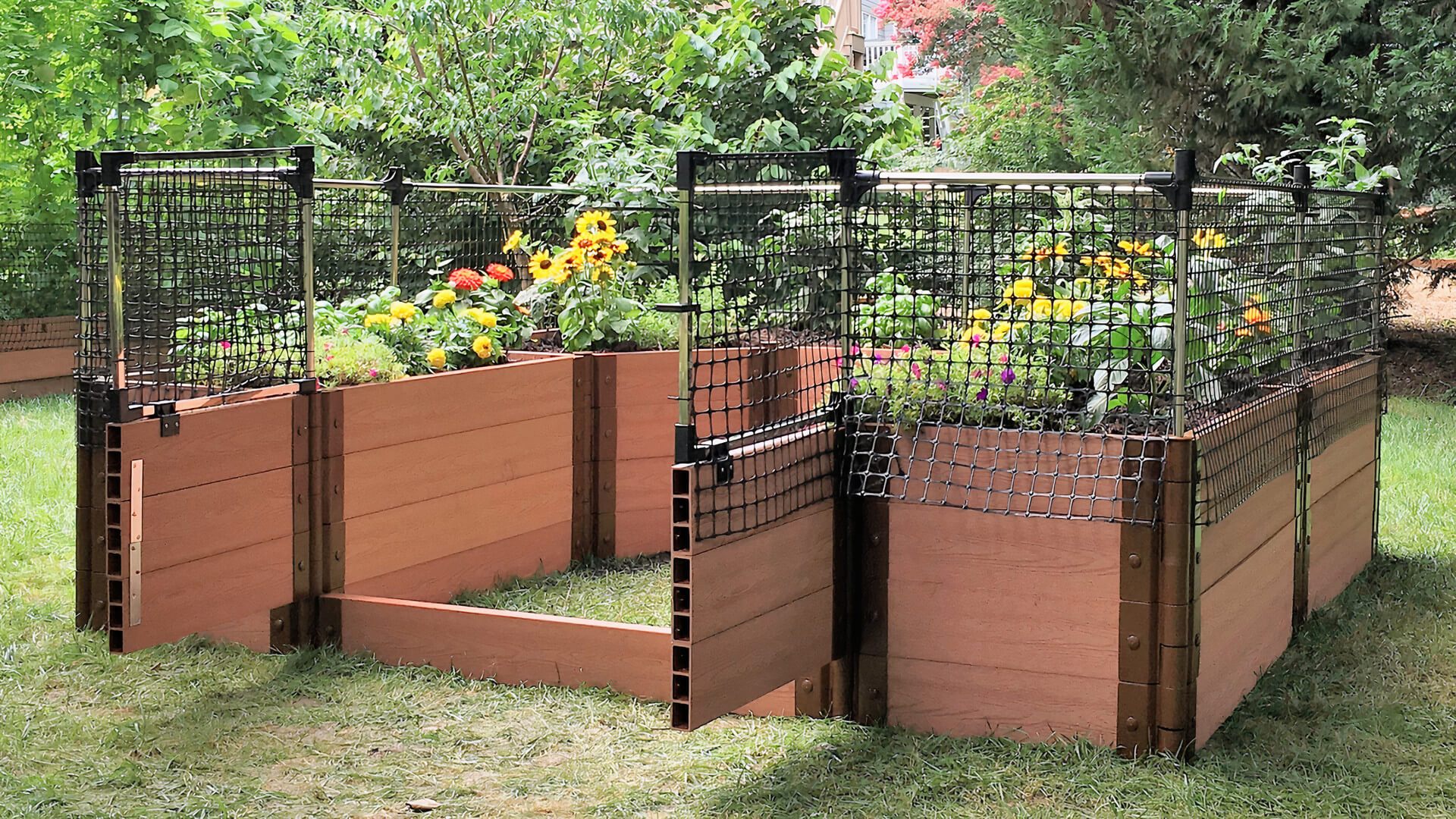 Frame It All 4-Foot x 8-Foot Raised Garden Bed