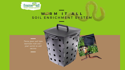 Worm It All product image with worm graphics