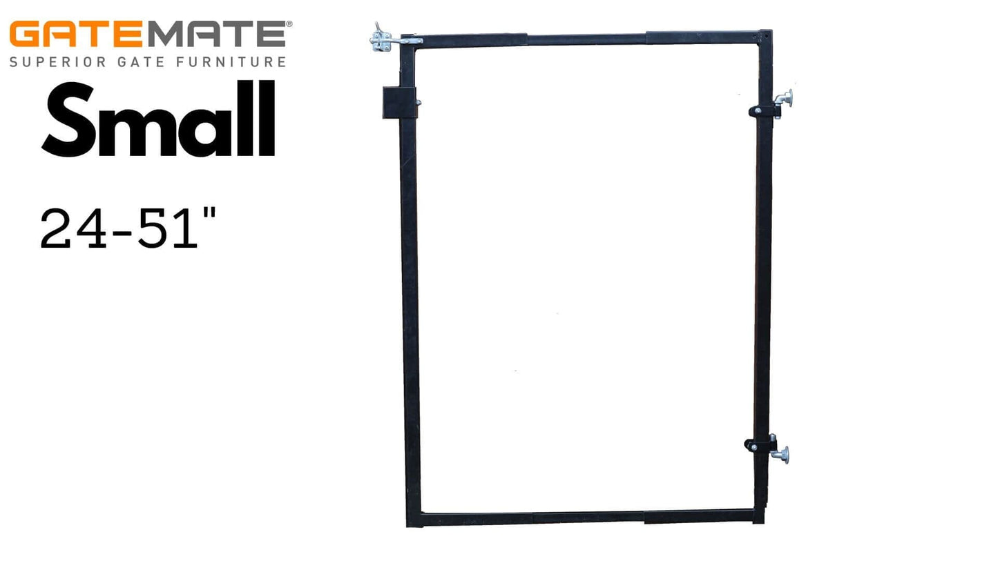 GateMate - Adjust-A-Gate Adjustable Gate Frame Kit Parts Frame It All Small (24-51") 