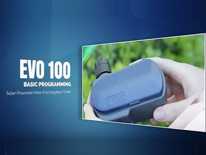 EVO 100 Waterproof Solar Powered Digital Hose End Timer (Tap Timer) for Drip Irrigation