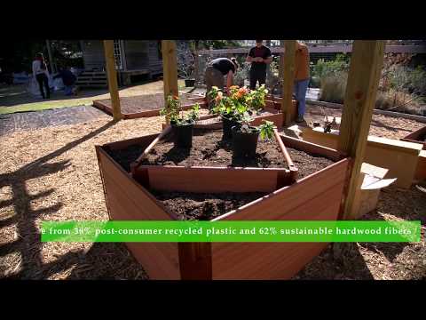 L-Shaped Shaped Raised Garden Bed — Frame It All