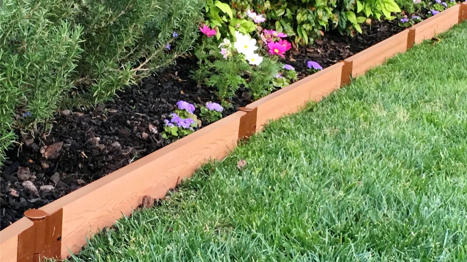 Tool Free Straight Landscape Edging Kit — Frame It All