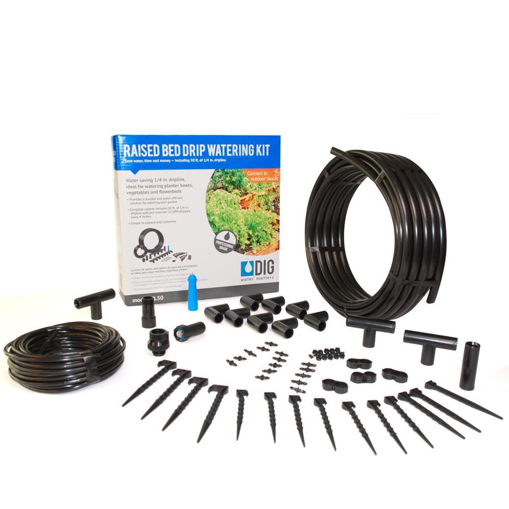 Raised Bed Drip Irrigation Kit Accessories Frame It All 