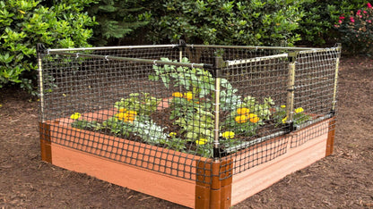 Stack & Extend 'Animal Barrier' with Gate - 4 Foot Wide Straight Panels Accessories Frame It All 