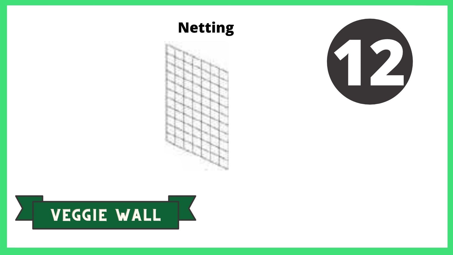 z-REPLACEMENT PARTS: Stack & Extend Veggie Wall Accessories Frame It All Part # 12 - Net 