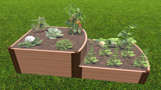 Composite Curved Raised Garden Beds - Frame It All